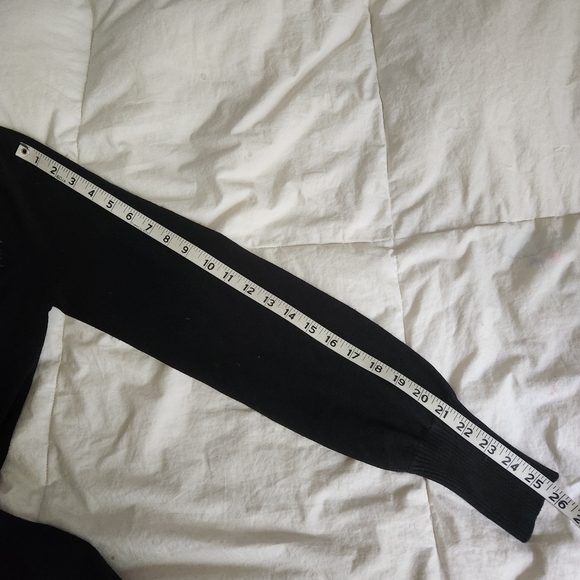 Marciano Fur Collar Cardigan Sweater Black Size Large Removable Collar READ - Picture 8 of 9